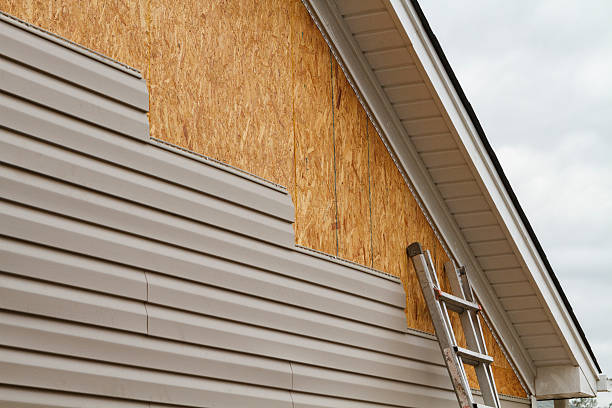 Professional Siding technician working in Newport, TN